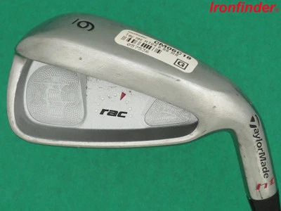 TaylorMade rac HT Single 6 Hierro Acero Rígido Ligero Metal II Eje Hombres Mano Derecha Foto 1 de 4