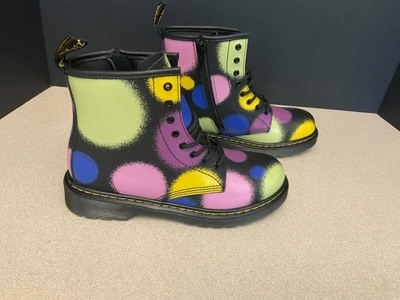 Новый! Женские сапоги Dr. Martens Haze Hydro кожа на шнуровке. Размер 5. Потрясающие ботинки! - Изображение 1 из 4