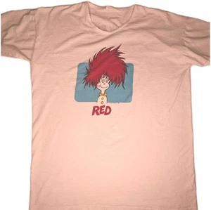 Vintage Rare Dr.Seuss Enterprises Red In Bed XXL 1995 T-shirt One Size Fits All - Picture 1 of 16