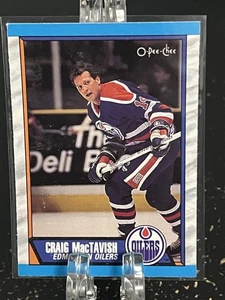 CRAIG MACTAVISH----1989-90 O PEE CHEE----EDMONTON OILERS---FREE SHIPPING - Picture 1 of 2