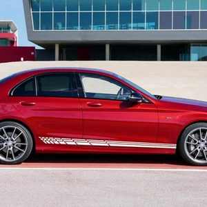Car Stickers Rally Stripe 82'' for C Class Vinyl Lower Door Panel Decals ZC1361 - Bild 1 von 5