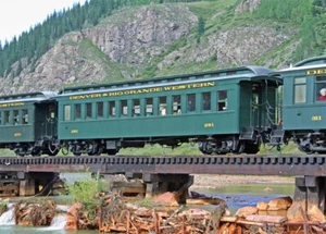 HOn3 D&RGW #302(others) NG open platform PC, plastic w/resin roof, MRGS kit#3302 - Picture 1 of 6