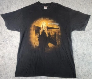 Stevie Nicks-Rock A Little-Fleetwood Mac-Negro-RARO-DE COLECCIÓN-Camiseta L Años 90 - Imagen 1 de 6