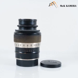 LEITZ Leica Elmar L39 90mm/F4.0 Fat/ Rare Black Paint Lens Yr.1956 LTM #23190 - Picture 1 of 9