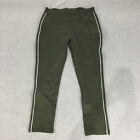 Octave Womens Pants Size M Green Stretch Fabric Slim Fit