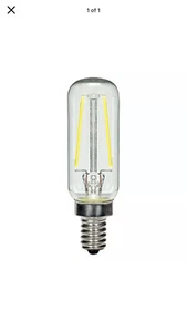 2.5w T6 LED 120v Clear E12 Candelabra base 2700K Warm White Dimmable Light Bulb - Picture 1 of 4