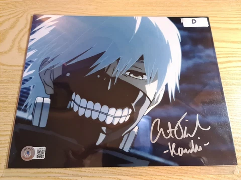 Austin Tindle, Kaneki, Tokyo Ghoul Signed Autograph 8x10 Photo, Beckett COA, D Cover