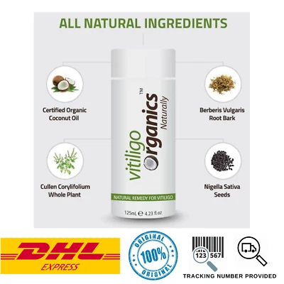 30 ml y 50 ml Vitiligo Organics para manchas blancas Parches Reparación de la piel RePigmentación Foto 1 de 4