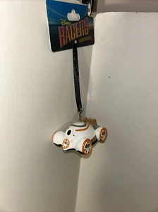 DISNEY RACERS ORNAMENT STAR WARS BB-8 CHRISTMAS DISNEY PARKS AUTHENTIC NEW W/TAG - Picture 1 of 4