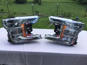 Pr. OEM 2018-20 Ford F150 RH&LH Headlights KL-13005-AA & KL34-13006-AA - Picture 1 of 23