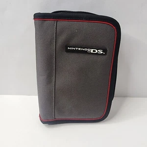 Nintendo DS Carry Soft Zip Up Game Storage Case Gray Travel Console Game Case - Picture 1 of 14