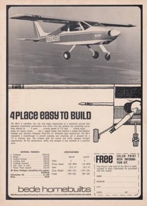 BEDE Aircraft ad 6/7/2024d - Picture 1 of 1