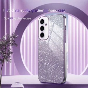 Funda protectora suave brillo brillante para Samsung S24 S23 Ultra S22 Plus A55 5G - Imagen 1 de 13