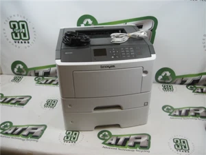 Lexmark MS415dn monochrome laser printer w/ Cables - Picture 1 of 8