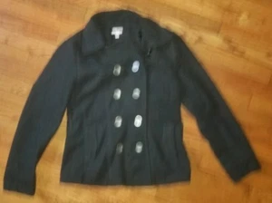 Damen Bongo grau/schwarz Peacoat Größe L ohne Gürtel - Bild 1 von 7