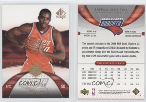 2004-05 SP Authentic SP Rookies Limited /100 Emeka Okafor #131 Rookie RC