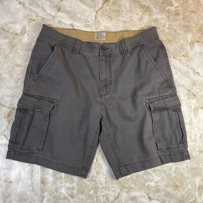 Pantalones Cortos Carga St. John's Bay Para Hombre Gris Talla 36 Bolsillos Utilitarios Botón Trasero Foto 1 de 4