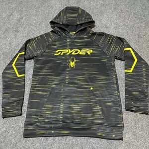 Spyder Hoodie Youth Boys Extra Large Pullover Sweatshirt Raglan Activewear - Picture 1 of 12