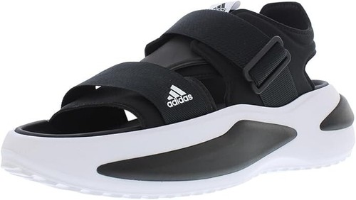 Adidas MEHANA Sandali Platform Slides Donna 11 Nero Bianco IF7365