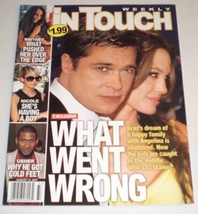 IN TOUCH WEEKLY MAGAZINE ~ Aug 13, 2007 ~ Brad Pitt & Angelina A-3-3 ~ BRAND NEW - Bild 1 von 1