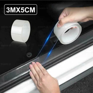 5cm*3M Car Door Plate Sill Scuff Cover Anti Scratch Protect Sticker Accessories - Picture 1 of 16