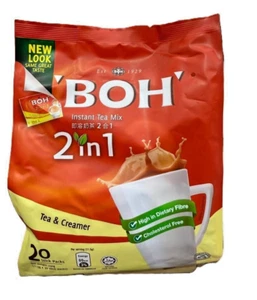 BOH Instant Tea Mix 2 In 1 Tea & Creamer  20s x 11.5g - 1 Pack - Picture 1 of 6