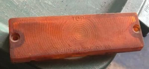 1965 Chevrolet Impala Malibu Belair Parking Light Lens, Guide 15 SAE DP 65, OEM - Picture 1 of 1