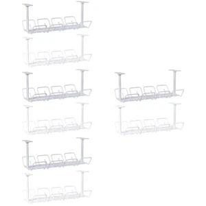4 Pieces Draht Lagerregal Büro Draht-Organizer Für Den Schreibtisch - Afbeelding 1 van 12