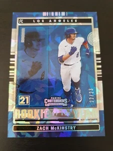 Zach McKinstry 2021 Panini Contenders Baseball RC Card /23 Cracked Ice Dodgers - Picture 1 of 2