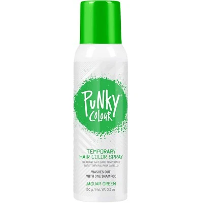 Spray de color de cabello temporal Punky Colour verde jaguar 3,5 oz Foto 1 de 4