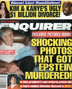 NATIONAL ENQUIRER January 25 2021 Jeffrey Epstein Kim Kardashian Kanye West - Picture 1 of 2