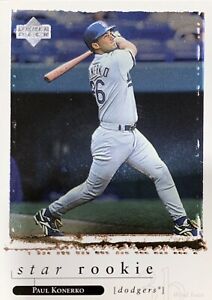 1998 Upper Deck Paul Konerko Los Angeles Dodgers Star Rookie Rookie Card RC #285