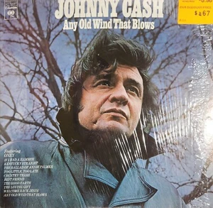 Vintage 1973 Columbia House Johnny Cash "Any Old Wind That Blows" LP - Imagen 1 de 4