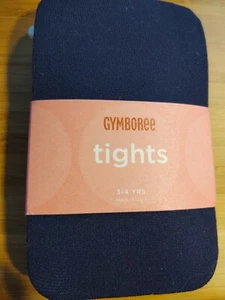 NWT Gymboree Solid Tights Sz 3-4 Years Navy Blue New in Package - Picture 1 of 2