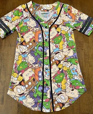 Camiseta de béisbol para mujer Nickelodeon Rugrats talla M estampada nueva sin etiquetas Foto 1 de 2