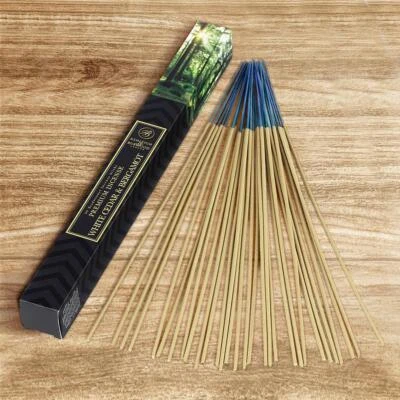 Conjunto de 30 palitos de incenso premium aroma de cedro branco e bergamota queima longa - Imagem 1 de 2