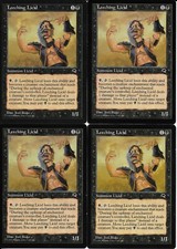 MTG: LEECHING LICID Tempest UNCOMMON; played, Excellent condition x4