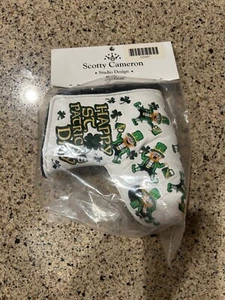 Scotty Cameron Headcover Putter 2014 St Patricks Day Dancing Leprechauns Limited - Picture 1 of 2