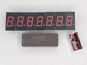 Controlador de pantalla LED MAXIM ICM7218AIJI 8 dígitos más pantalla LTS-4710AR 7 seg - Imagen 1 de 1