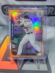 2015 Bowman Cromo Arancione Rifrattore /25 Yadier Molina (Cardinali) - - Foto 1 di 3