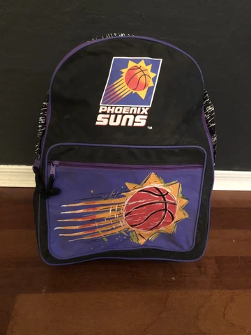Vintage NBA  Phoenix Suns Backpack / Book bag Cover