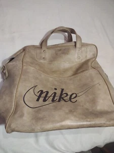 NIKE Bag Vintage 70s 80s Travelite PVC Luggage RARE Suitcase Overnite - Picture 1 of 9