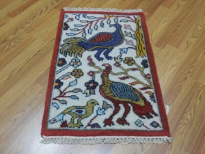 Bohemian Rug, Oushak Turkish Ushak Rug,(Tree Of Life)Turkish Rug 2x3 - Picture 1 of 15