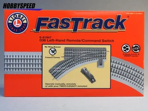 LIONEL FASTRACK 036 REMOTE/COMMAND SWITCH LEFT HAND o gauge train 6-81947 NEW - Picture 1 of 4