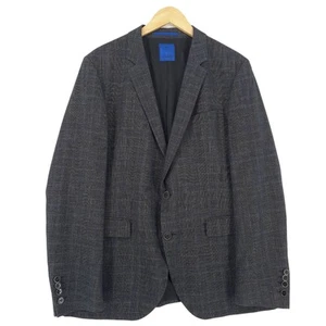 JOOP! Blazer Chaqueta Traje EU 54 UK/US 44 Lana Virgen Lino Gris Vh5 - Imagen 1 de 8