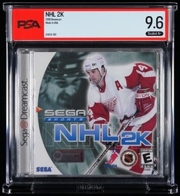 NHL 2K Sega Dreamcast Brendan Shanahan Sealed A+ Graded PSA 9.6 Highest Grade