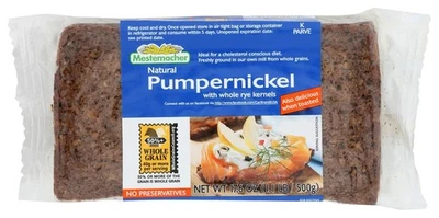 BREAD, Pumpernickel Bread, With Whole Rye Kernels, 17.6 Ounce (Pack of 3) - Image 1 of 4