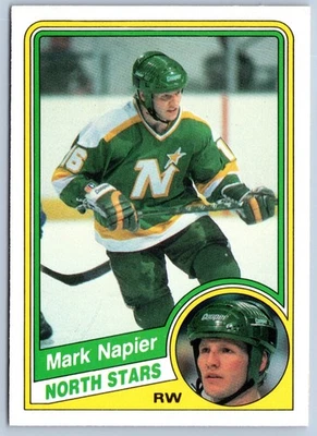 MARK NAPIER 1984-85 O-PEE-CHEE 84-85 #105 NRMINT+          71843 - Image 1 of 2