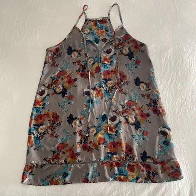 Floral Print Tank Top Sz M - Image 1 of 4