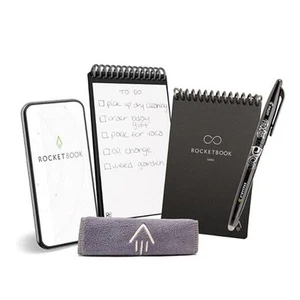 New Mini Reusable Smart Notepad, Pocket Size Notebook Black New Version - Picture 1 of 7